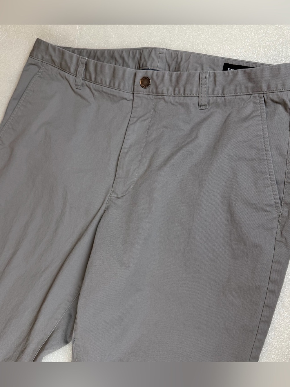 Bonobos Men’s 38x32 The Original Chino Pants Athletic Fit Stretch Grey Office